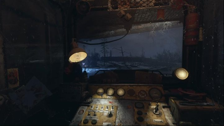 You will along a few anomalies again - avoid with them and stop if necessary - Volga - A trip for the car - walkthrough - Volga - Metro Exodus Guide