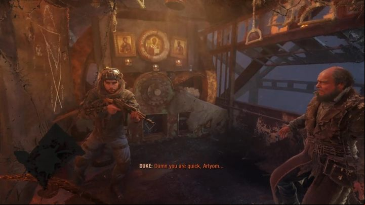 There are 3 important choices in the Volga that will determine the chapters ending - Metro Exodus: How to save Dukes life? - FAQ - Metro Exodus Guide