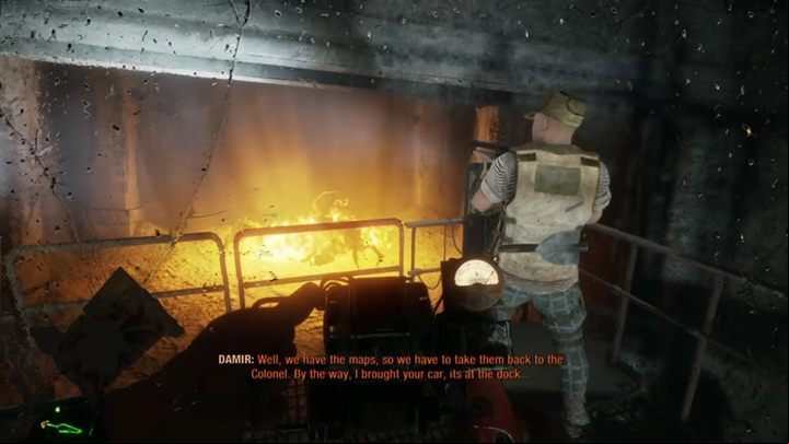 Your goal is to reach the lift - it is located in the room with a lot of screens - Metro Exodus: Getting satellite maps - walkthrough - The Caspian Sea - Metro Exodus Guide