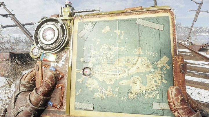 There are seven hideouts in the Volga - Metro Exodus: Hideouts and workbenches in Volga - list - Hideouts and workbenches - Metro Exodus Guide