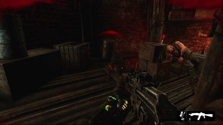 Go down the stairs quietly - Metro Exodus: Volga Side Missions -walkthrough - Side Missions - Metro Exodus Guide