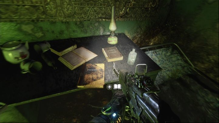 Location: There is a desk near the bed - Metro Exodus: Diaries and postcards in Autumn and the Dead City - collectibles - Diaries and postcards - Metro Exodus Guide