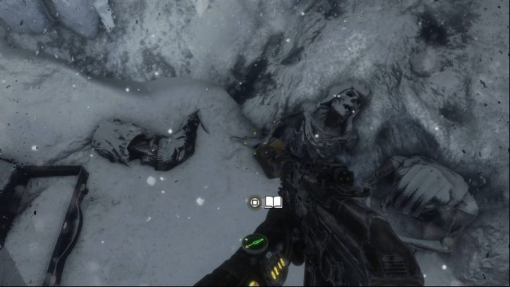 Location: This diary is lying among corpses covered by snow - Metro Exodus: Diaries and postcards in Autumn and the Dead City - collectibles - Diaries and postcards - Metro Exodus Guide