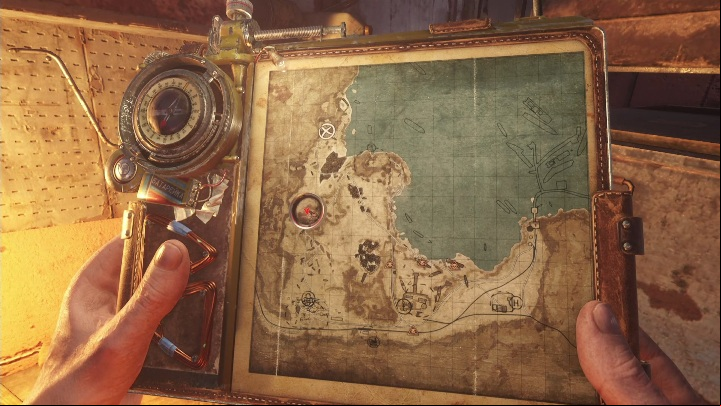 The com upgrade is in the shipwreck - Metro Exodus: Weapon and equipment upgrades in The Caspian Sea - secrets - Equipment Upgrades and Point of interest - Metro Exodus Guide