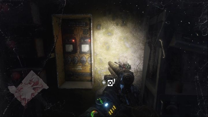 Youll find unlocked doors behind the first monkey - Metro Exodus: Hallucinations and blind beasts - walkthrough - Dead City - Metro Exodus Guide