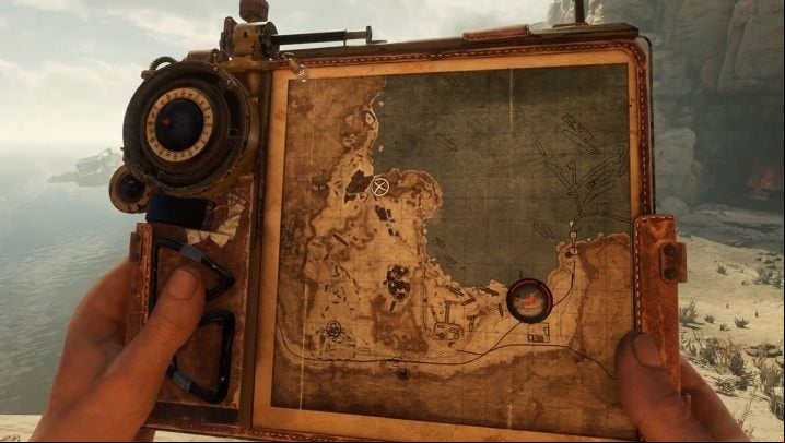 The Baron is in the eastern part of the map - this location is marked in the picture above - Metro Exodus: How to find the real Baron in the Caspian Sea? - FAQ - Metro Exodus Guide