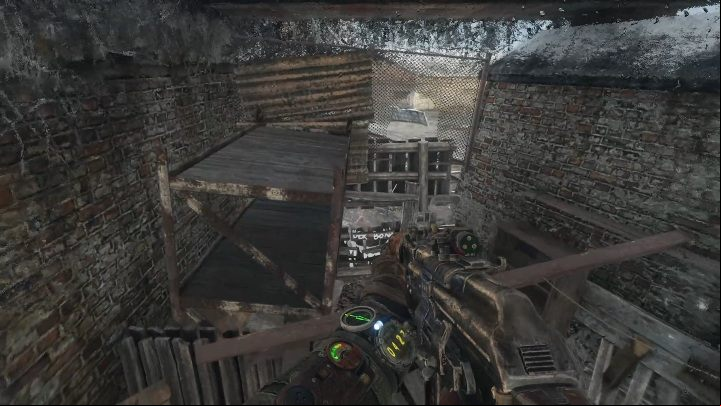 Jump on the metal bed - Metro Exodus: Weapon and equipment upgrades in Volga - secrets - Equipment Upgrades and Point of interest - Metro Exodus Guide