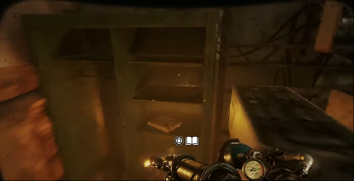 When you turn on the water valve and go up the ladder, you will reach the first workbench - Metro Exodus Sams Story: Diary pages - secrets and trophies - Secrets and trophies - Metro Exodus Guide