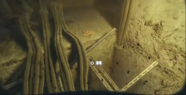 The ninth note can be found right after the blind beast throws you down the elevator - Metro Exodus Sams Story: Diary pages - secrets and trophies - Secrets and trophies - Metro Exodus Guide