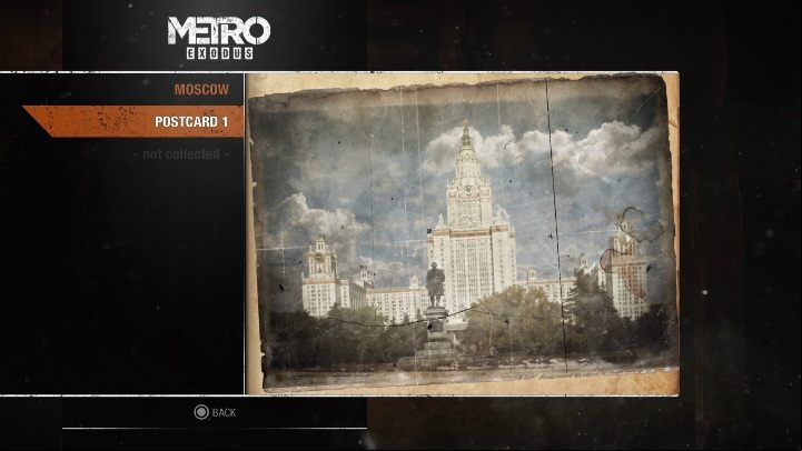1 - Metro Exodus: Diaries and postcards in Moscow - collectibles - Diaries and postcards - Metro Exodus Guide