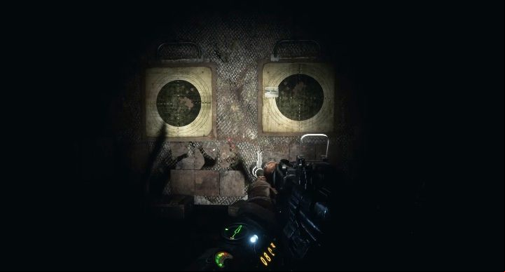 Location: This postcard is hanging on shooting range target - Metro Exodus: Diaries and postcards in Spring and Yamantau - collectibles - Diaries and postcards - Metro Exodus Guide