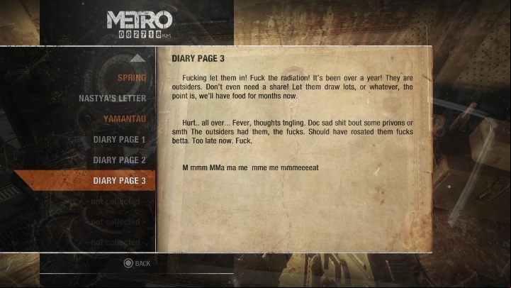 6 - Metro Exodus: Diaries and postcards in Spring and Yamantau - collectibles - Diaries and postcards - Metro Exodus Guide