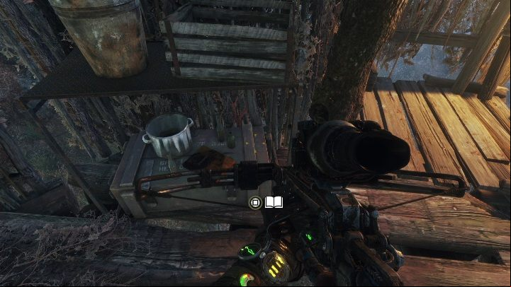 Location: Climb the forest rangers tower - Metro Exodus: Diaries and postcards in Taiga - collectibles - Diaries and postcards - Metro Exodus Guide