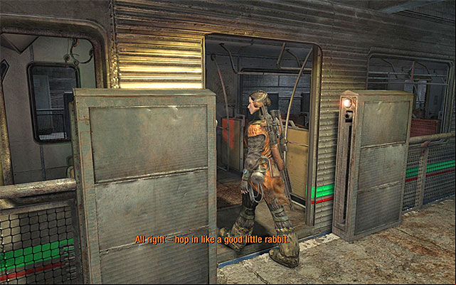 Now you can enter the elevator - Find the Dark One in the Gardens | Chapter 1: Sparta - Chapter 1: Sparta - Metro: Last Light Game Guide