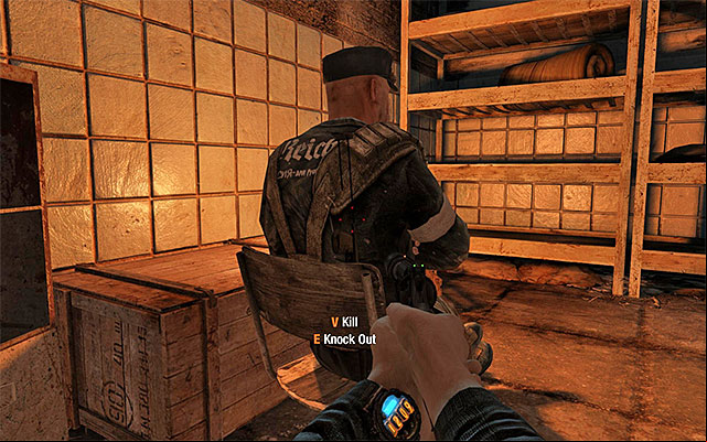 Keep moving, destroying two more reflectors after a while - Find the exit to the jail | Chapter 3: Pavel - Chapter 3: Pavel - Metro: Last Light Game Guide