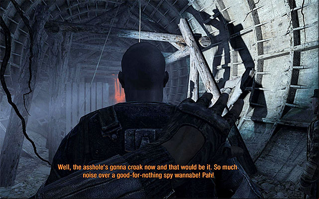 After regaining control over Artyom youll be forced to act quickly in order to save Pavel hanging on the line - Find and save Pavel (2) | Chapter 6: Facility - Chapter 6: Facility - Metro: Last Light Game Guide