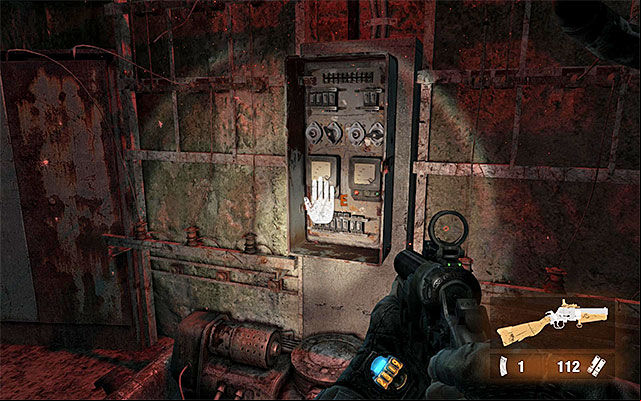 Keep going and prepare to deal with at least one radspider (you can also try to flee, using sprint) - Find the fusebox and open the door | Chapter 7: Torchlight - Chapter 7: Torchlight - Metro: Last Light Game Guide