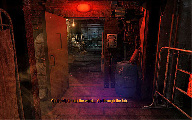 After you regain control over Artyom, start your walk through the quarantined area - Meet Khan through the checkpoint and outside the station | Chapter 20: Quarantine - Chapter 20: Quarantine - Metro: Last Light Game Guide