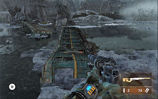 I recommend that you quickly leave this area, because there will appear another demon in the area - Reach Polis and report your findings about the Reds | Chapter 23: The Crossing - Chapter 23: The Crossing - Metro: Last Light Game Guide
