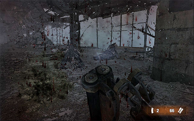 After you reach the bridge, move towards the first group of monsters - Scale the bridge and find the crossing (1) | Chapter 24: Bridge - Chapter 24: Bridge - Metro: Last Light Game Guide