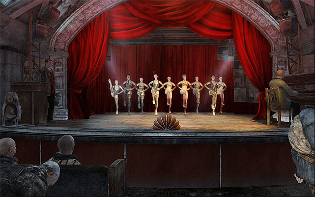 Enter the theatres main hall - Reach the Red Line - part 2 | Chapter 9: Bolshoi - Chapter 9: Bolshoi - Metro: Last Light Game Guide