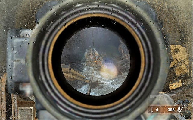 1 - Use the railcar to push the train out of the way | Chapter 12: Regina - Chapter 12: Regina - Metro: Last Light Game Guide