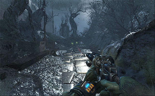Take a look around for any corpses that can be looted for supplies and take the path to the right - Report the imminent attack on D6 | Chapter 28: The Garden - Chapter 28: The Garden - Metro: Last Light Game Guide