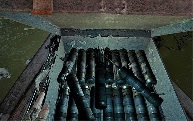 After you land in the water for the second time, start tapping the correct key quickly to return onto the board - Reach Venice | Chapter 14: Dark Water - Chapter 14: Dark Water - Metro: Last Light Game Guide