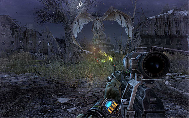 A good piece of news is that you do not have to fight the monster until it drops dead, because soon it will be attacked by a demon that arrives in the area - Cross to the other side | Chapter 16: Sundown - Chapter 16: Sundown - Metro: Last Light Game Guide