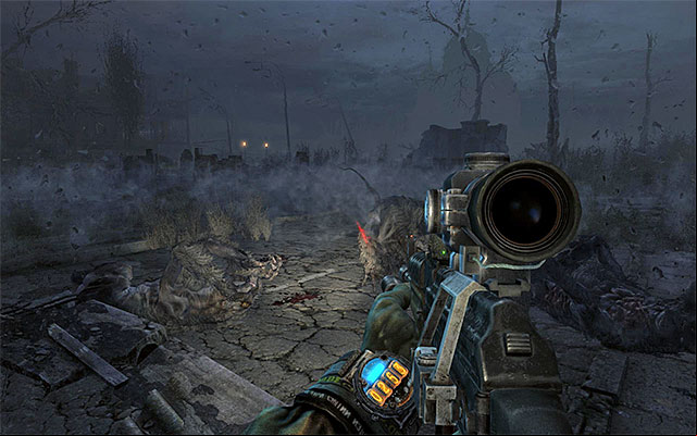 Follow the com readings and a big ruined building to your right - Meet the rangers in the church | Chapter 17: Nightfall - Chapter 17: Nightfall - Metro: Last Light Game Guide