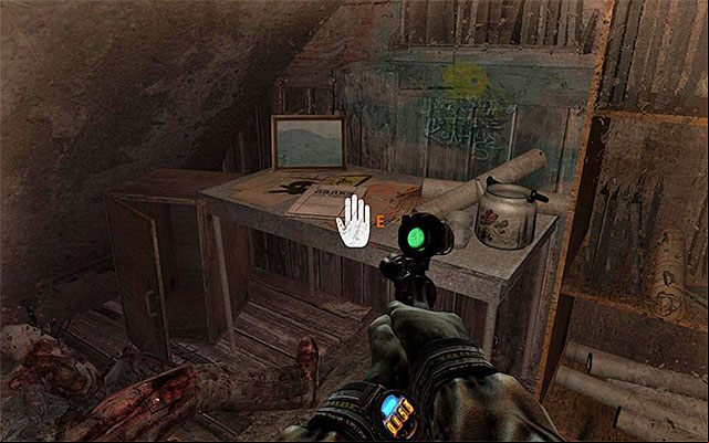 Stop after you reach the first well-lit rooms, to find here an Artyoms diary page (the above screenshot) - Find and save Anna | Chapter 19: Contagion - Chapter 19: Contagion - Metro: Last Light Game Guide