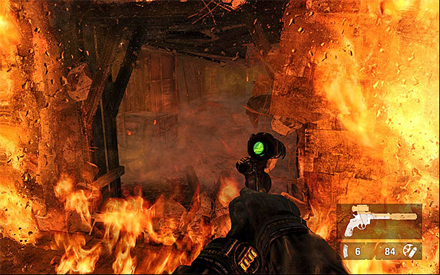 Stop where you encounter enemies having a conversation - Find and save Anna | Chapter 19: Contagion - Chapter 19: Contagion - Metro: Last Light Game Guide