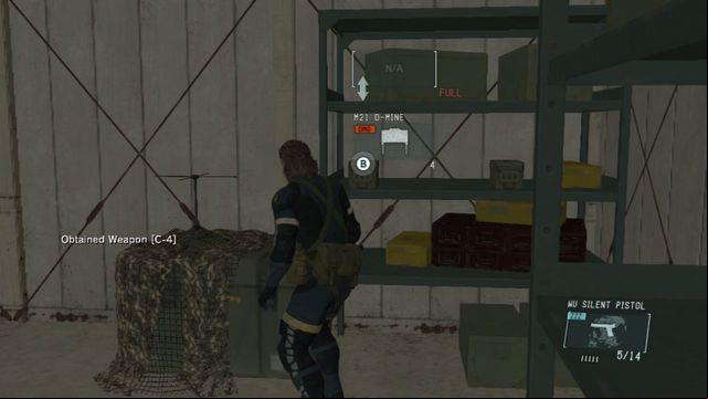 Mines in the warehouse - Destroy the Anti-Air Emplacements - Side Ops and Extra Ops - Metal Gear Solid V: Ground Zeroes - Game Guide and Walkthrough