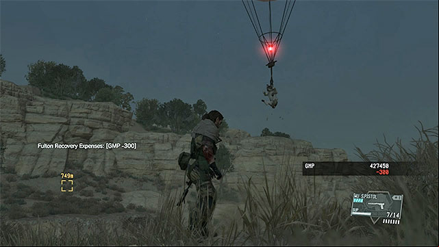 Use the balloon to send the puppy to the Mother Base - How to unlock D-Dog as your buddy? | FAQ - Frequently Asked Questions - FAQ - Frequently Asked Questions - Metal Gear Solid V: The Phantom Pain Game Guide & Walkthrough