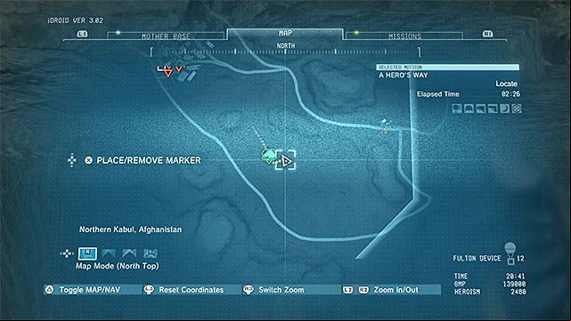 Finding a rare haoma plant is the easiest at the beginning of the mission however you may also take care of it in the end - Remaining A Heros Way secondary mission objectives | Walkthrough - Mission 3 - A Heros Way - Metal Gear Solid V: The Phantom Pain Game Guide & Walkthrough