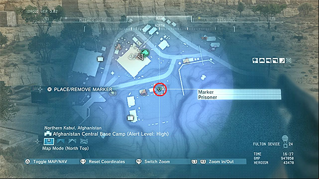 Description: In contrast to the gunsmith from the 107th side ops mission, who was one of the enemies, this time you will have to rescue a prisoner from the Afghanistan Central Base Camp - Side-Ops missions walkthroughs (101-110) - Side-Ops - Metal Gear Solid V: The Phantom Pain Game Guide & Walkthrough