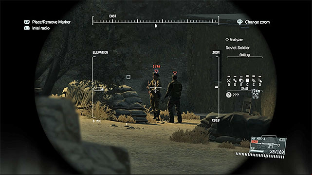 Walkthrough: Approach the outpost with the interpreter from any side and use the binoculars to identify him - Side-Ops missions walkthroughs (1-10) - Side-Ops - Metal Gear Solid V: The Phantom Pain Game Guide & Walkthrough