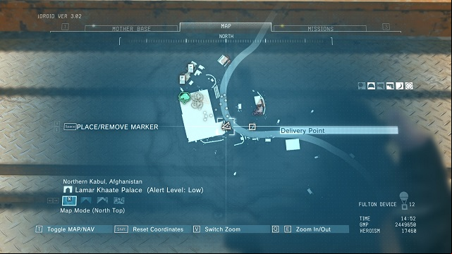 The points location. - Afghanistan | Delivery Point Invoices - Delivery Point Invoices - Metal Gear Solid V: The Phantom Pain Game Guide & Walkthrough