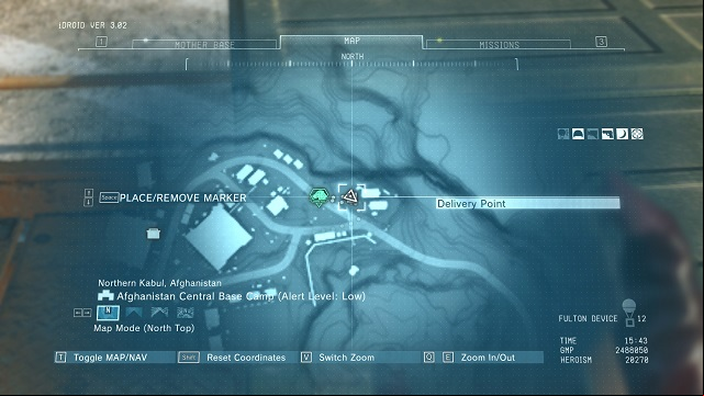 The location of the point. - Afghanistan | Delivery Point Invoices - Delivery Point Invoices - Metal Gear Solid V: The Phantom Pain Game Guide & Walkthrough