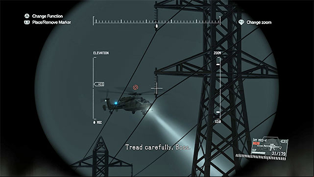 Avoid the chopper at any cost - Reaching the enemy HQ | Walkthrough - Mission 12 - Hellbound - Metal Gear Solid V: The Phantom Pain Game Guide & Walkthrough
