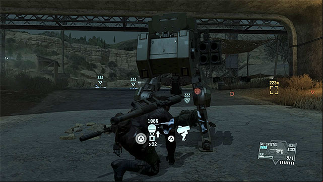 Approach the unmanned Walker to fulton it (requires the CARGO 2 upgrade) - Remaining Hellbound - secondary mission objectives | Walkthrough - Mission 12 - Hellbound - Metal Gear Solid V: The Phantom Pain Game Guide & Walkthrough