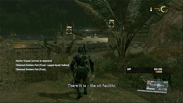 Your destination - Reaching the oilfield | Walkthrough - Mission 13 - Pitch Dark - Metal Gear Solid V: The Phantom Pain Game Guide & Walkthrough