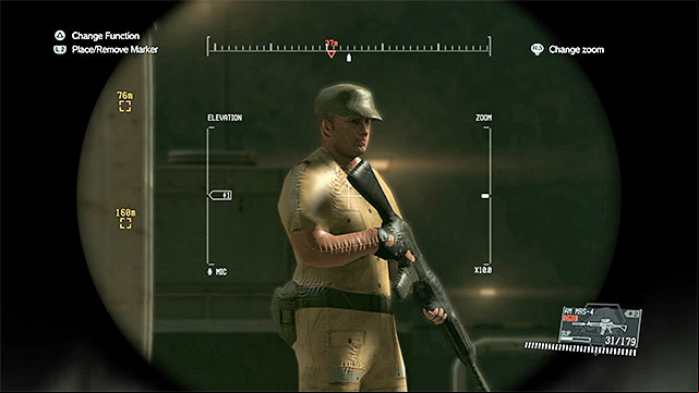 An example dummy - Disabling the pump and destroying the tank in the HQ | Walkthrough - Mission 13 - Pitch Dark - Metal Gear Solid V: The Phantom Pain Game Guide & Walkthrough
