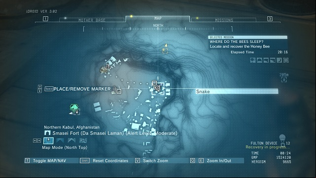 The location of the PB SHIELD Blueprint - Blueprints | Basics - Basics - Metal Gear Solid V: The Phantom Pain Game Guide & Walkthrough