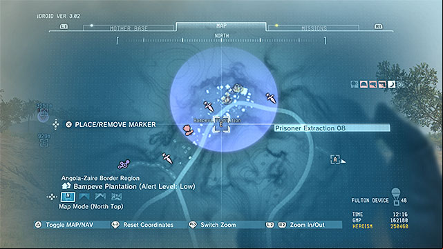 The location of the delivery point. - Africa | Delivery Point Invoices - Delivery Point Invoices - Metal Gear Solid V: The Phantom Pain Game Guide & Walkthrough
