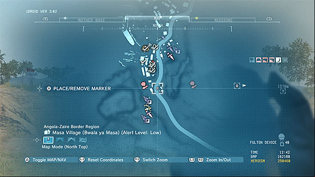 The location of the delivery point. - Africa | Delivery Point Invoices - Delivery Point Invoices - Metal Gear Solid V: The Phantom Pain Game Guide & Walkthrough