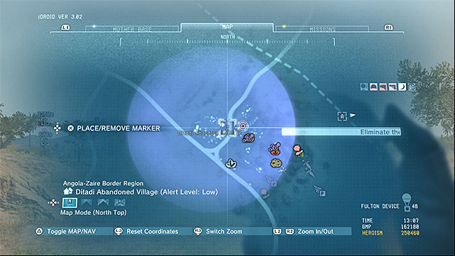 The location of the delivery point. - Africa | Delivery Point Invoices - Delivery Point Invoices - Metal Gear Solid V: The Phantom Pain Game Guide & Walkthrough