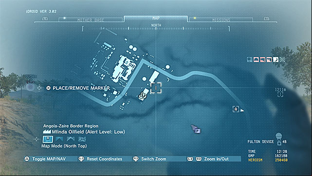 The location of the delivery point. - Africa | Delivery Point Invoices - Delivery Point Invoices - Metal Gear Solid V: The Phantom Pain Game Guide & Walkthrough