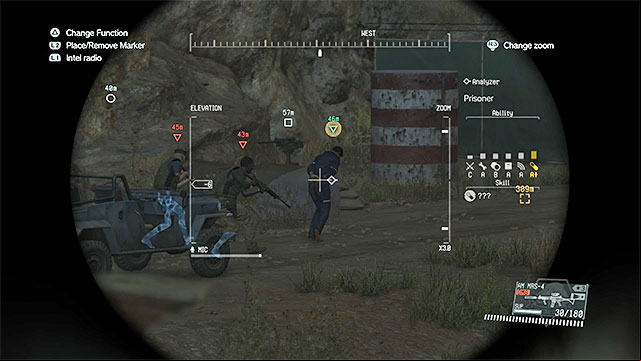 The woman will be taken to the enemy base - Rescuing and extracting the engineers | Walkthrough - Mission 24 - Close - Metal Gear Solid V: The Phantom Pain Game Guide & Walkthrough