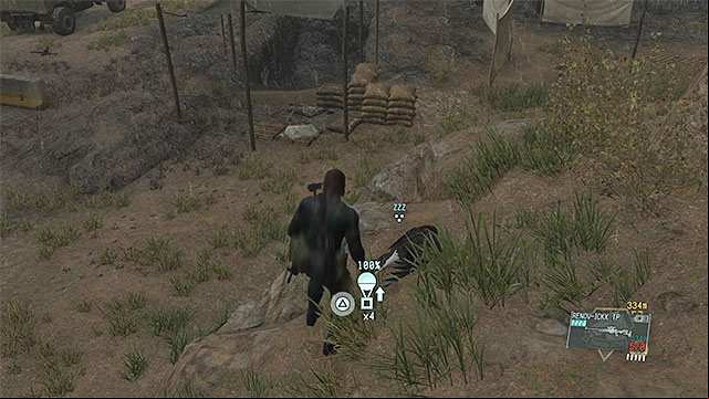 Find the eagle on the ground and fulton it - Remaining Close - secondary mission objectives | Walkthrough - Mission 24 - Close - Metal Gear Solid V: The Phantom Pain Game Guide & Walkthrough